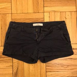 Navy Abercrombie shorts